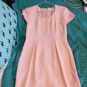 Ann Taylor Pink Pearl Dress